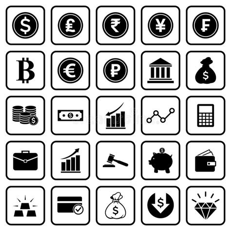 Money And Finance Icon Vector Design Symbol Stock Vector Illustration