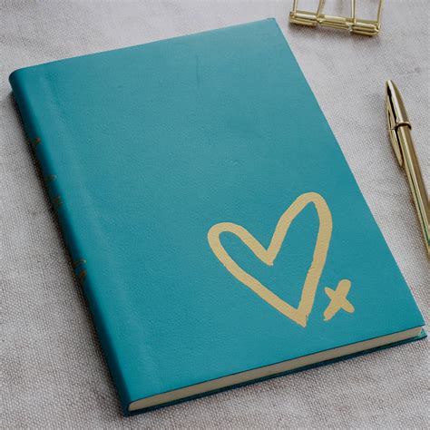 Personalised Leather Hopes And Dreams Journal By Livi And Belle