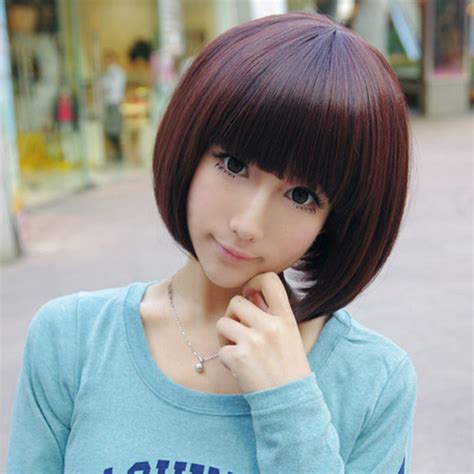 Brown hair is quite comon natural hair color, but that doesn't make it anything less. 15 Sweet Short Hairstyles for Girls - Asian Hairstyles ...