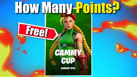 How To Get Cammy Skin For Free Unlock Fortnite Cammy Cup Youtube