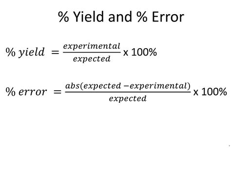 This is why the result in the formula above is multiplied by 100. Equation For Percent Error - Tessshebaylo