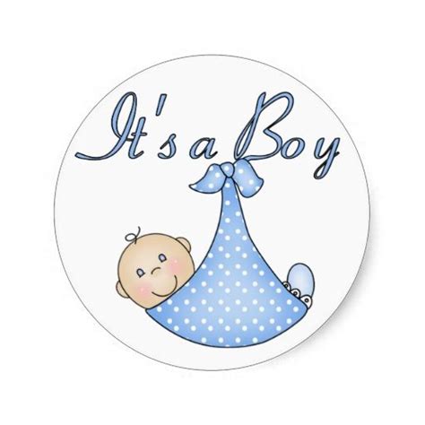 Its A Boy Stickers Zazzle Boys Sticker Welcome Baby Boys