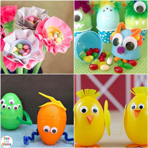 20 Fun Plastic Easter Egg Crafts Fun With Mama