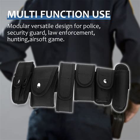 buy yahill police utility belt 10 in 1 nylon tactical duty belts for men women law enforcement