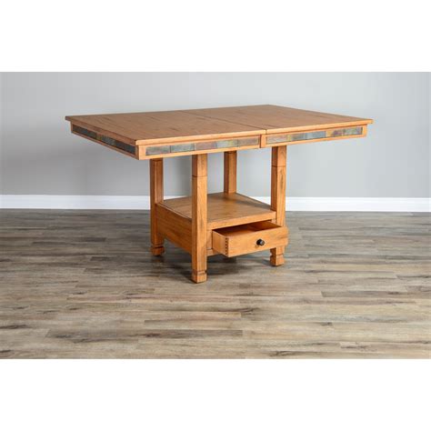 Sunny Designs Sedona 2 Adjustable Butterfly Dining Table With Natural