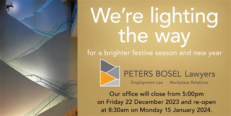 Xmas 2023 Banner Peters Bosel Lawyers Cairns Employment Lawyers