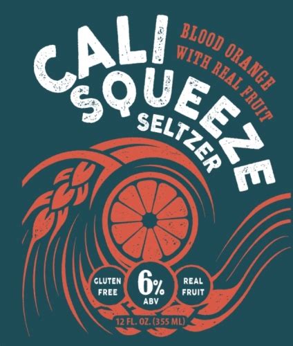 Cali Squeeze Seltzer Blood Orange Firestone Walker Brewing Company