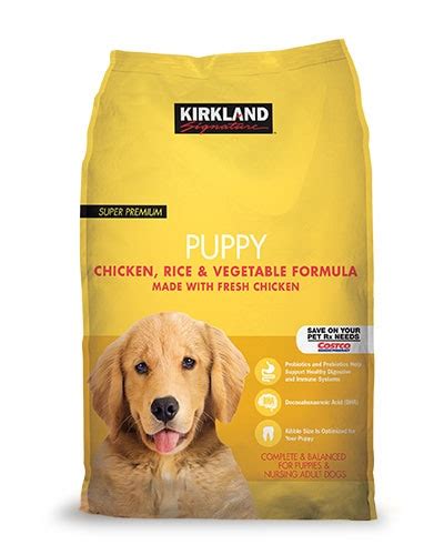 The kirkland dog food is sold exclusively in costco stores and it is made specifically for the costco brand. Kirkland Signature Dog Food | Costco