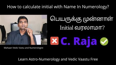 Learn Numerology In Tamil Power Of Name How To Calculate Your