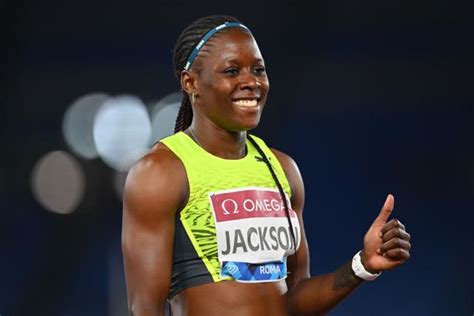 Athletics Shericka Jackson Sets New Womens 200m Record