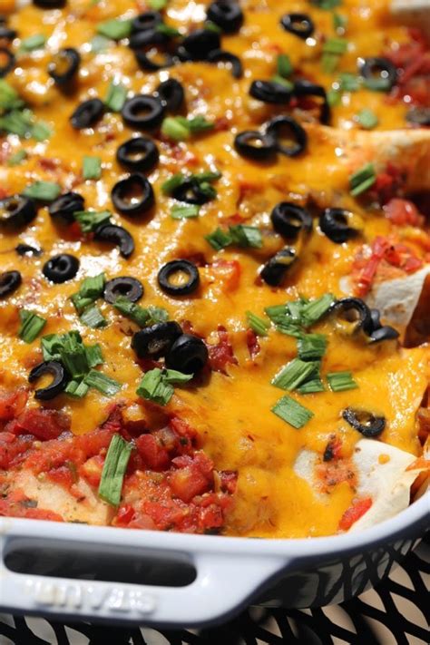 Add the ground beef, onion, and garlic. Ground Beef Enchilada Recipe | Five Silver Spoons