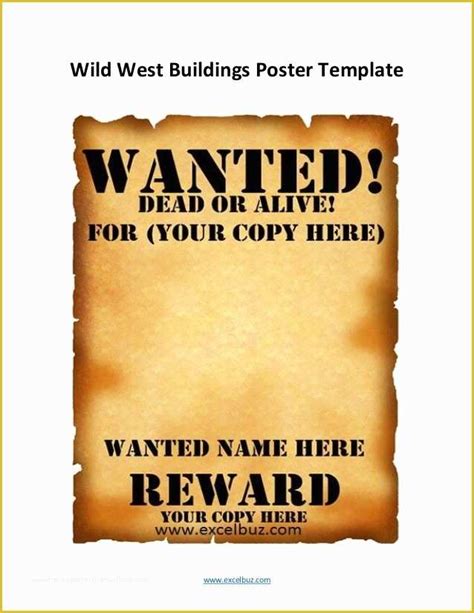 Wanted Poster Printable Template Printable World Holiday Sexiz Pix