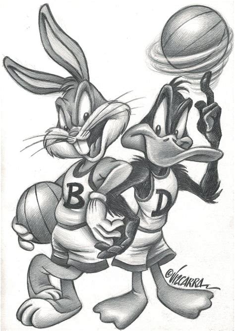 Bugs Bunny And Daffy Duck Basketball Players Looney Tunes Catawiki