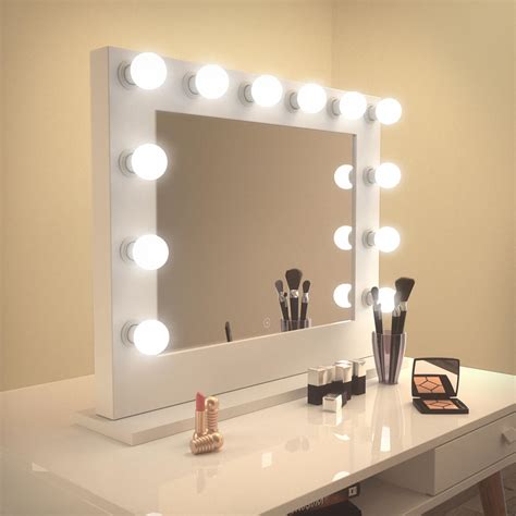 32x26 Inch Hollywood Lighted Vanity Mirror Hauschenhome