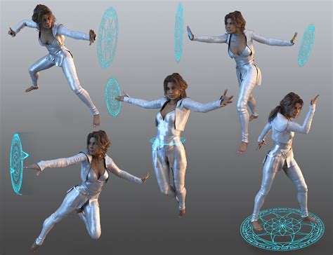 Sorceress Poses And Props For Genesis 3 And 8 Females Daz 3d