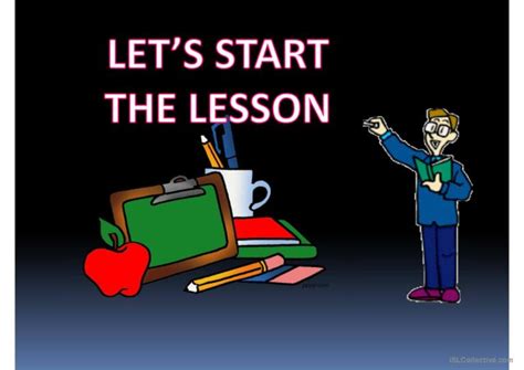 Lets Start The Lesson Icebreaker English Esl Powerpoints