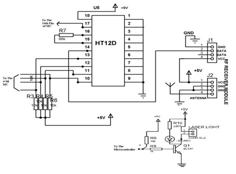 Rf Transmitter Receiver Circuit Diagram Circuit Diagram