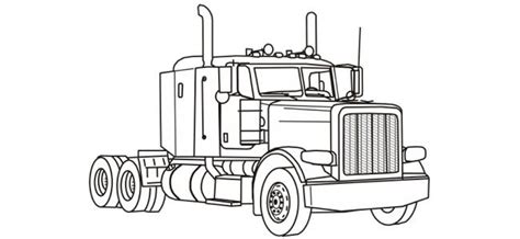 Get crafts, coloring pages, lessons, and more! 14 printable pictures of semi truck free page - Print ...