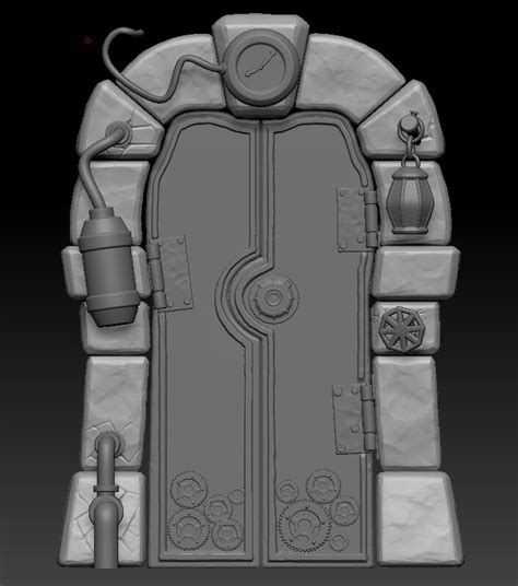 Don Vo Stylized Steampunk Door On A Budget