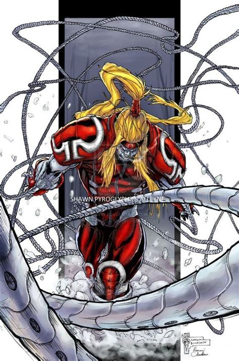 Omega Rojo Comic Villains Wolverine Marvel Omega Red
