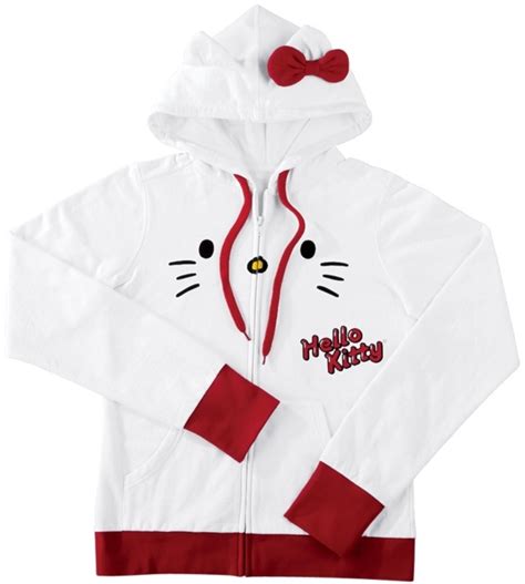 Bow On Hoodie Hello Kitty Clothes Hello Kitty Hoodie Hello Kitty