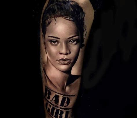 rihnna tattoo by honart post 29679 girl tattoos rihanna tattoo picture tattoos