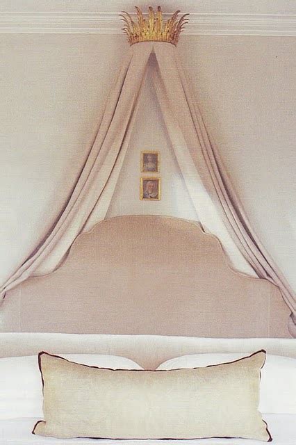 On more expensive beds, they may also be elaborately ornamental. how do i love thee: crown canopy beds