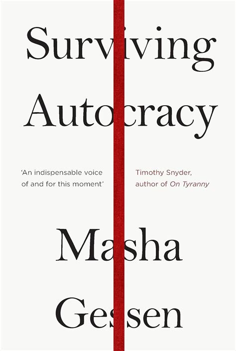 Surviving Autocracy Masha Gessen 9781783786787 Books