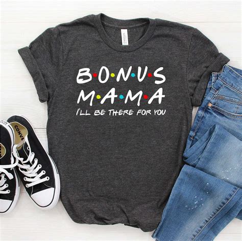 Bonus Mama Shirt Bonus Mom Shirt Mothers Day T Step Etsy