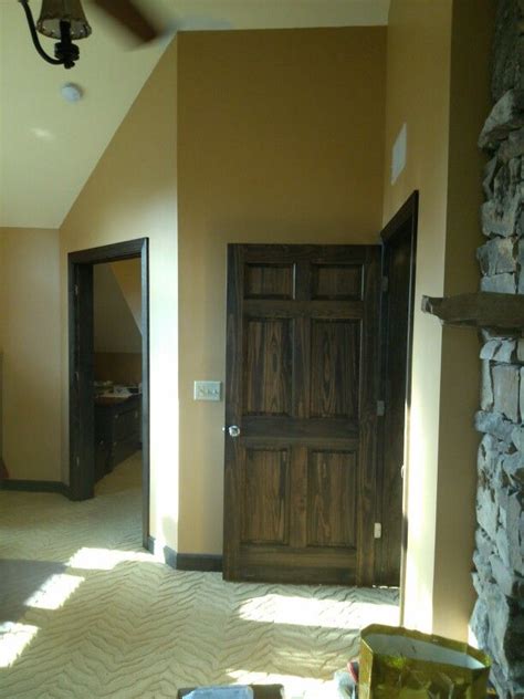 Your new front door should be very special. Stained interior doors-Minwax oil stain-Ebony in color ...