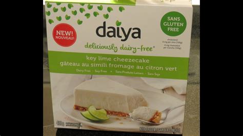 Product Review Daiya Key Lime Cheezecake Vegan Dairy Free Gluten
