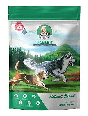 What types of dog food does dr. Nature's Blend-Dr. Marty Premium freeze dried raw dog food ...