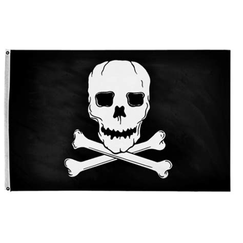 12x18 Nylon Jolly Roger Flag