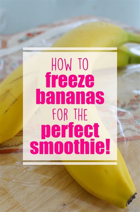The Best Smoothies Use Frozen Bananas Here Is The Best Way To Freeze Them For The Perfect