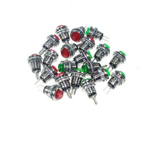 20pcs Subminiature Button Switch Micro Push Button Switch Ds 101 Red