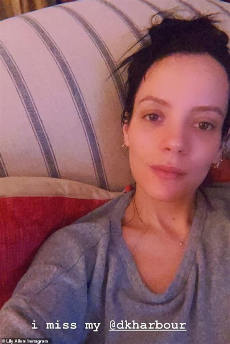 Lily Allen Reveals To Fans That Shes Missing Her Husband David Harbour
