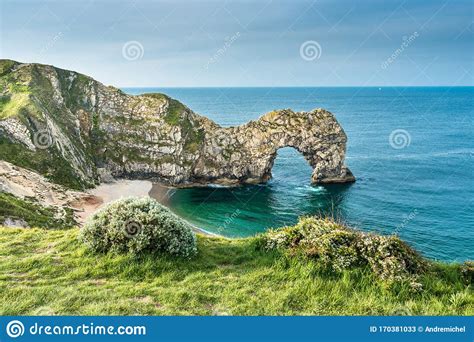 Durdle Door On The Jurassic Coast Stock Image Image Of Seascapes