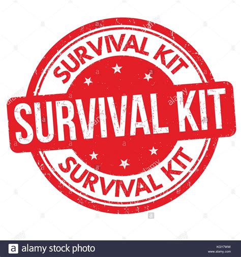 Download Survival kit grunge rubber stamp on white background, vector Stock Vector Art & Illustration ...