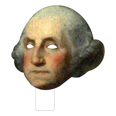 Cardboard Face Cutout Of George Washington 17 X 13 Inch Fame Face Ka Bob