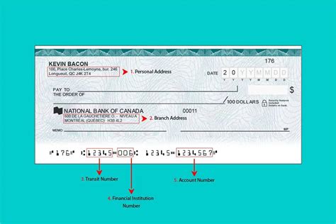 How To Find And Read Your National Bank Sample Cheque
