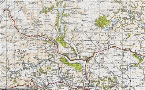 Old Maps Of Ladybower Reservoir Derbyshire Francis Frith