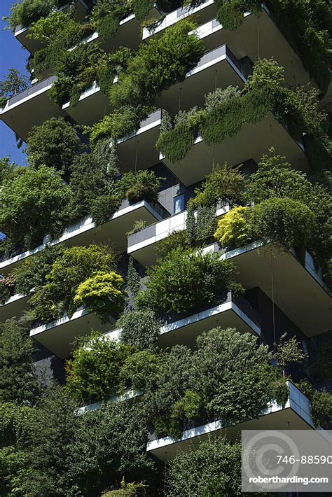 Bosco Verticale Vertical Forest Is Stock Photo