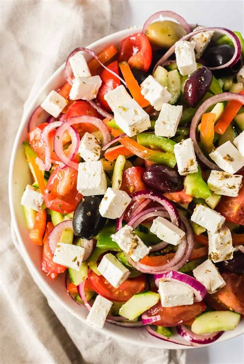 This Traditional Greek Salad Is Healthy Delicious And So Easy To Make
