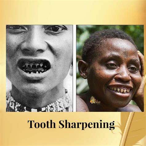 Sharpened Human Teeth