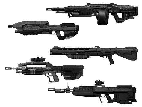 I Re Modeled Some Of The Unsc Weapons In Prep For Halo Infinite Tell