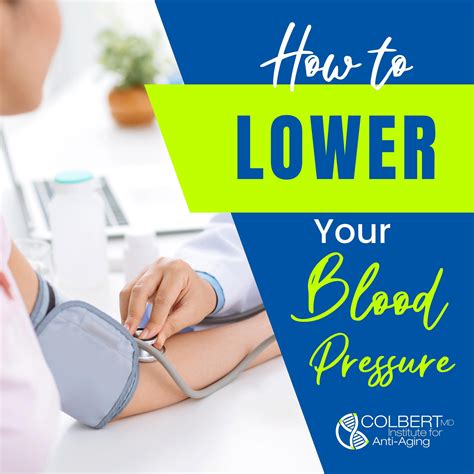 How To Lower Your Blood Pressure Colbert Institute Of Anti Aging