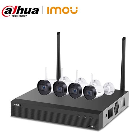 Dahua Imou 4ch Nvr Camera Kits Wireless Security System Cameras 4pcs