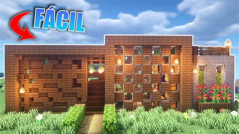 Minecraft Casa Perfecta Para Survival Tutorial Casa Moderna