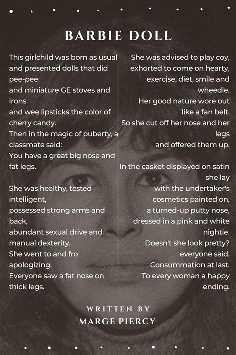 Barbie Doll - Barbie Doll Poem by Marge Piercy