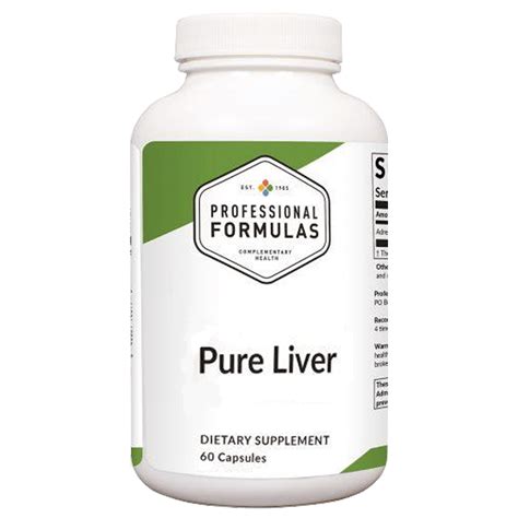 Pure Liver60 Capsules Nutritionvision